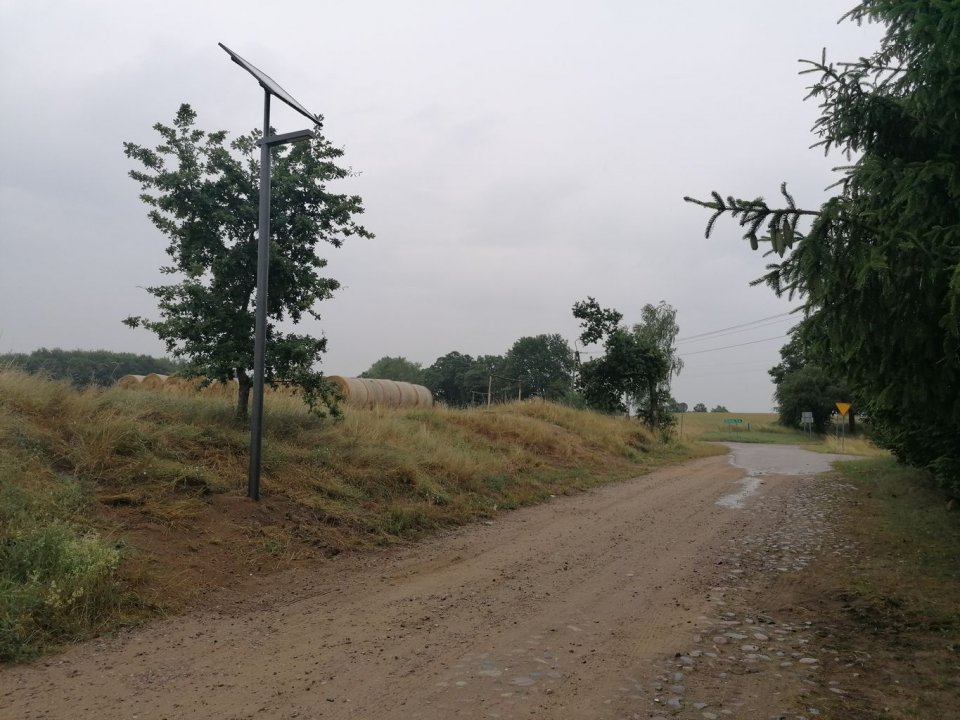 Kolejne lampy solarne w gminie Drawsko Pomorskie 