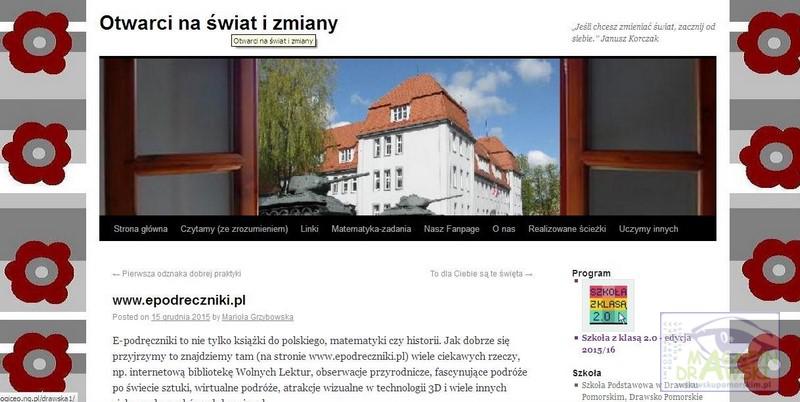 Blogerzy DRAWSKIEJ PODSTAWÓWKI. 