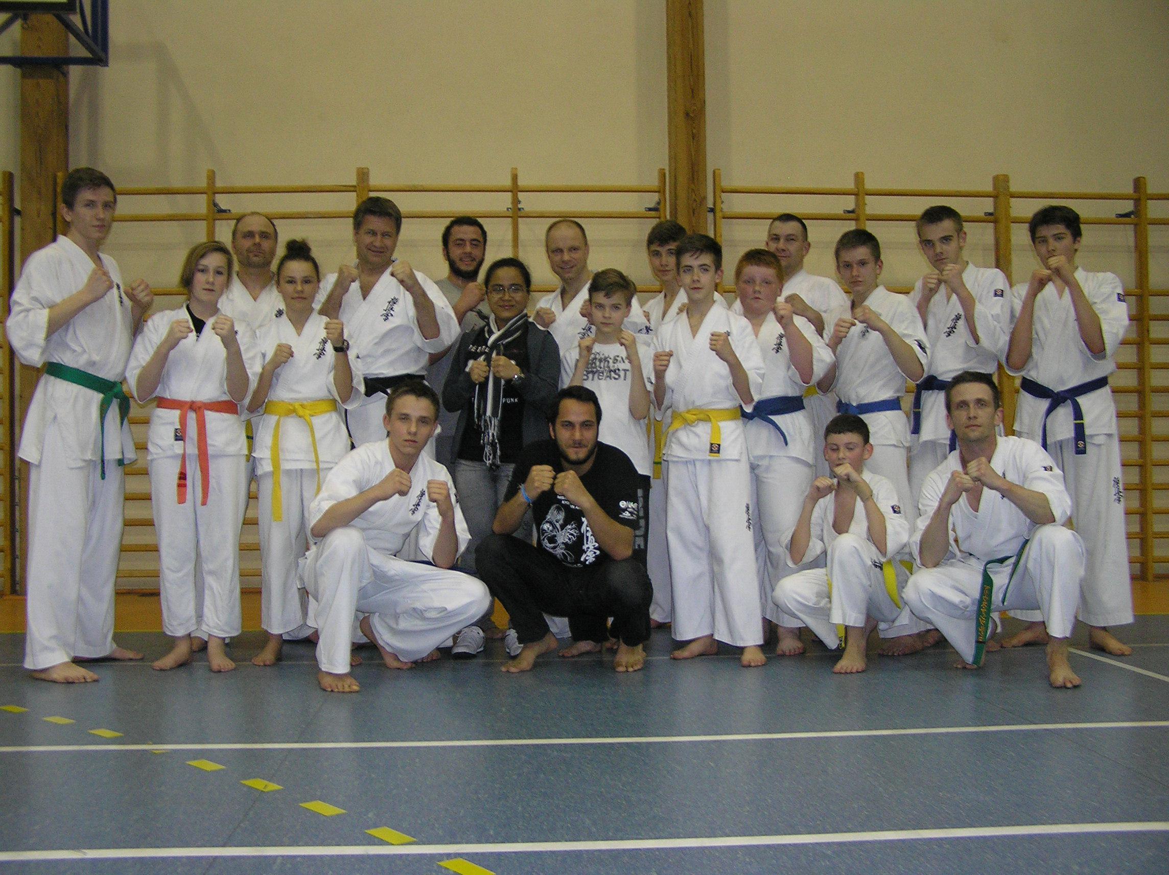 Goście na zajęciach KARATE 