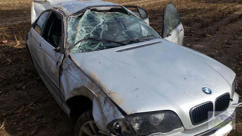 BMW latało! Jedna osoba poważnie poszkodowana! 
