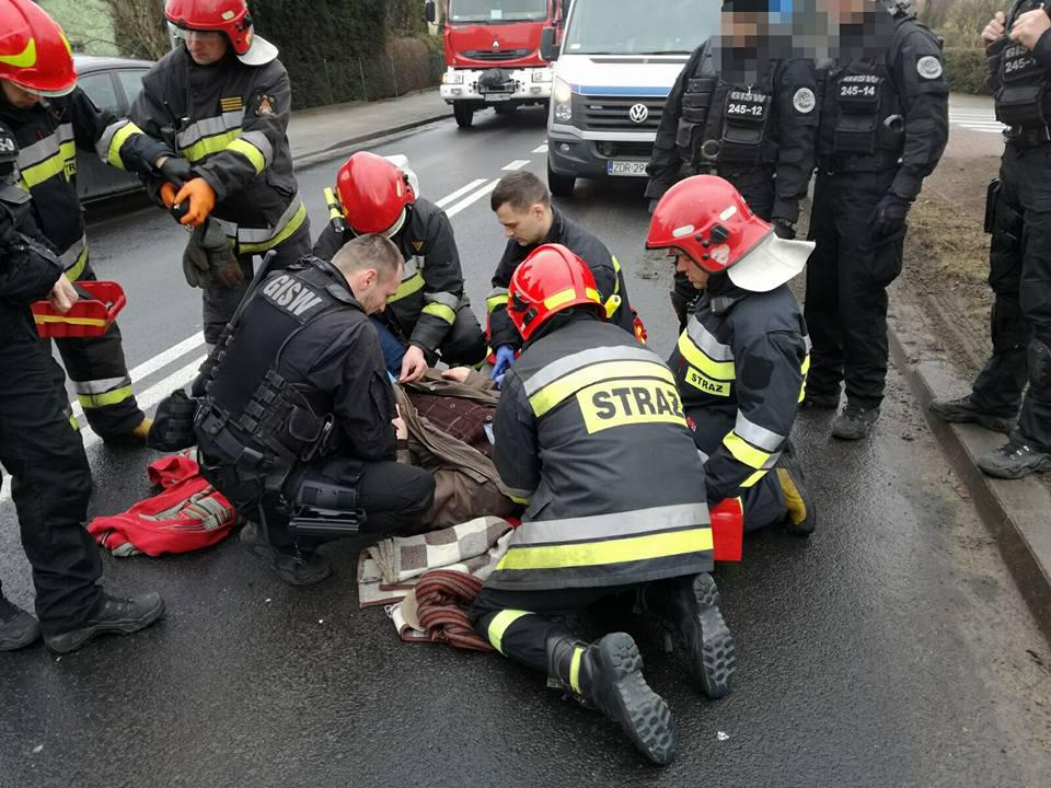 Strażacy z OSP Złocieniec pokazali swoją wartość. 
