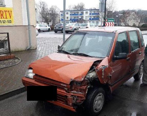 Kolizja w centrum Drawska Pomorskiego 
