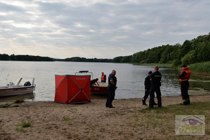 W Zarańsku koło Drawska Pomorskiego utonął mężczyzna 