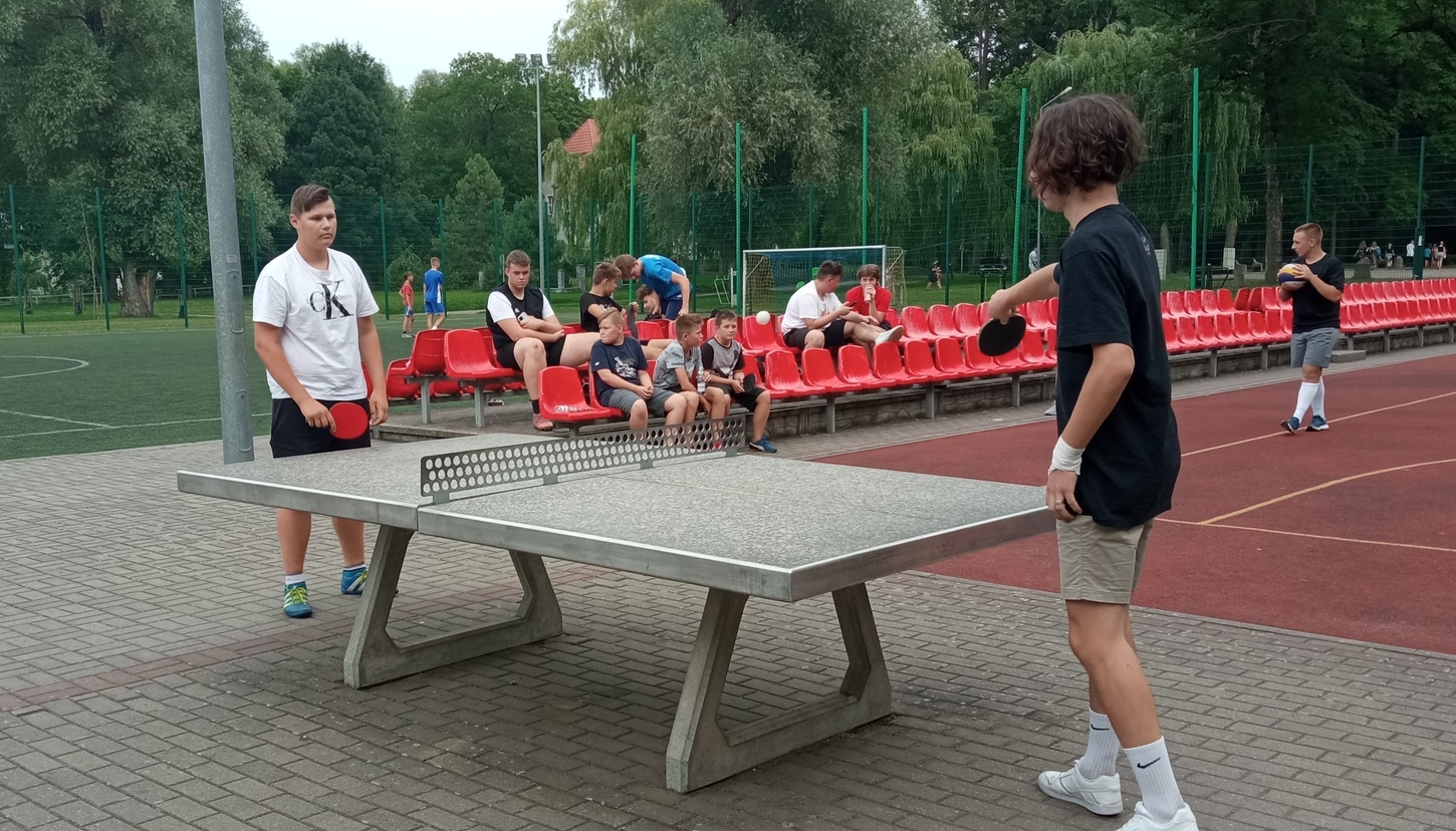 Turniej Tenisa Stołowego na Orliku w Praku Chopina 